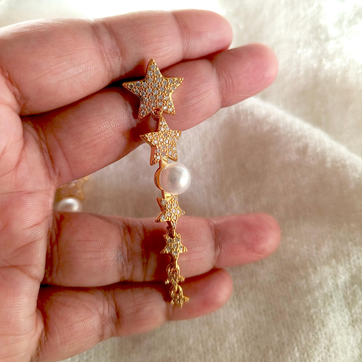 Starry Night Danglers