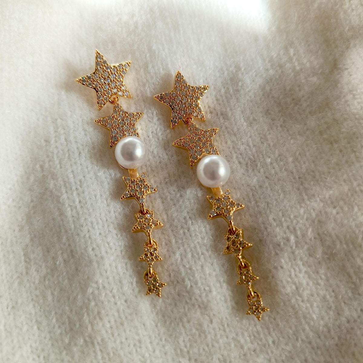 Starry Night Danglers