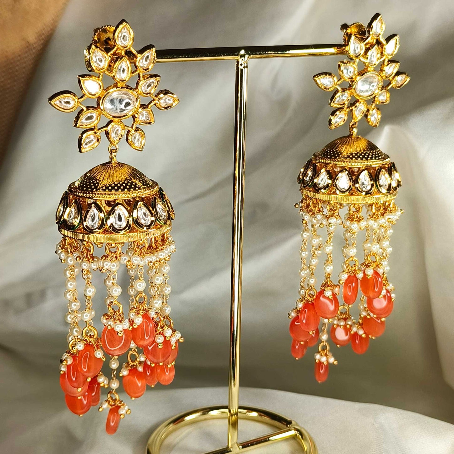 Gulnar Chandelier Jhumki