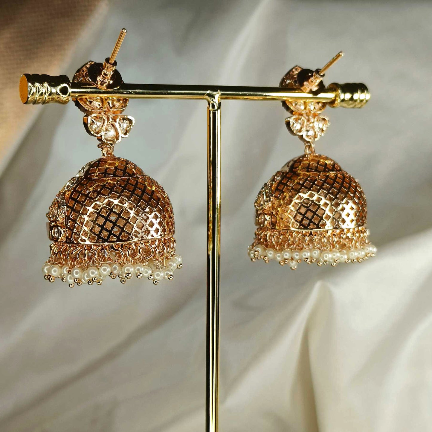 Manikarnika Meenakari Jhumki