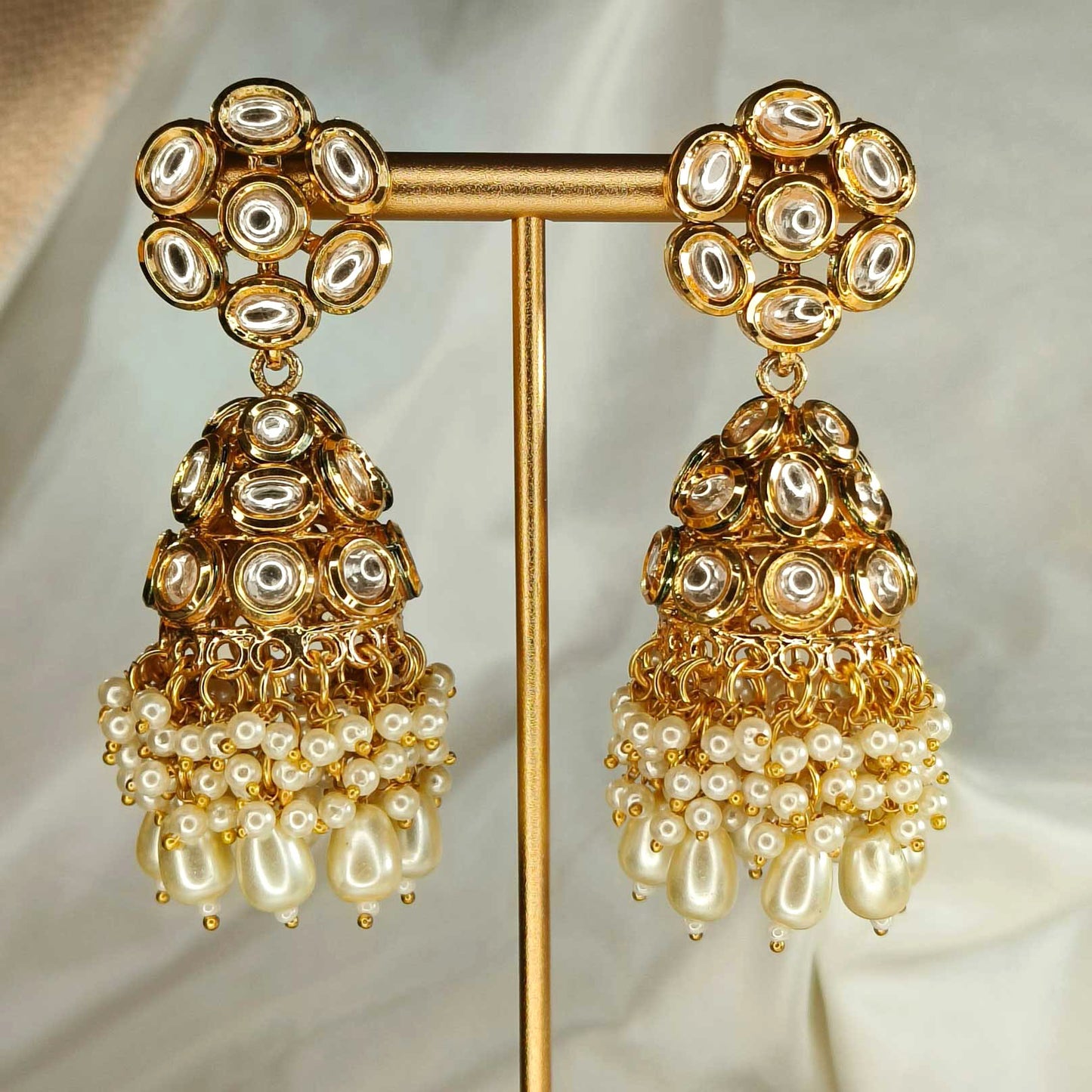 Janaki Kundan Pearl Jhumki