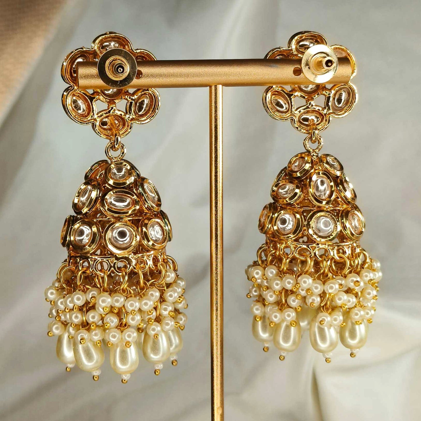 Janaki Kundan Pearl Jhumki
