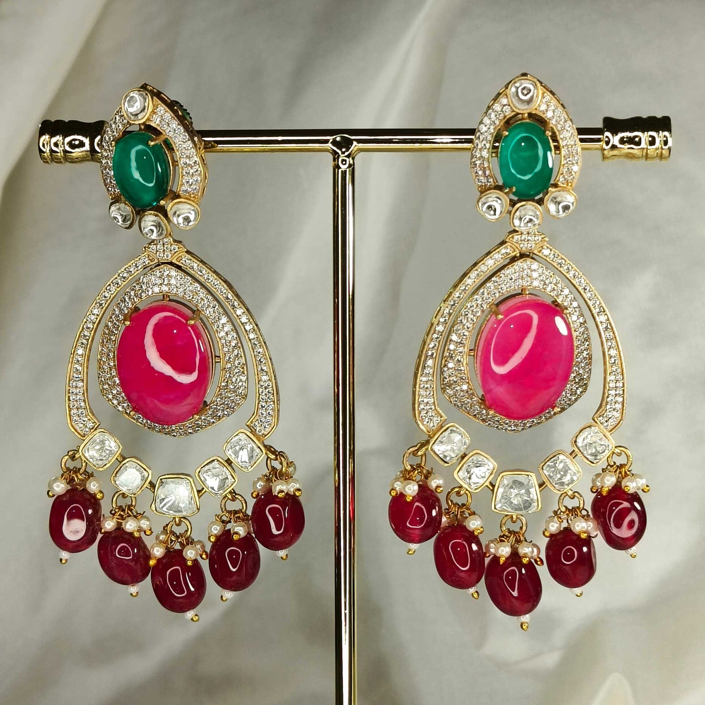 Audrey Ruby Emerald Drops