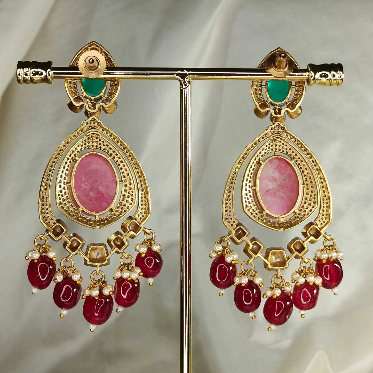 Audrey Ruby Emerald Drops