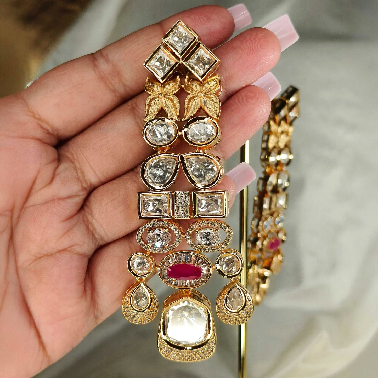 Stella Ruby Chandelier