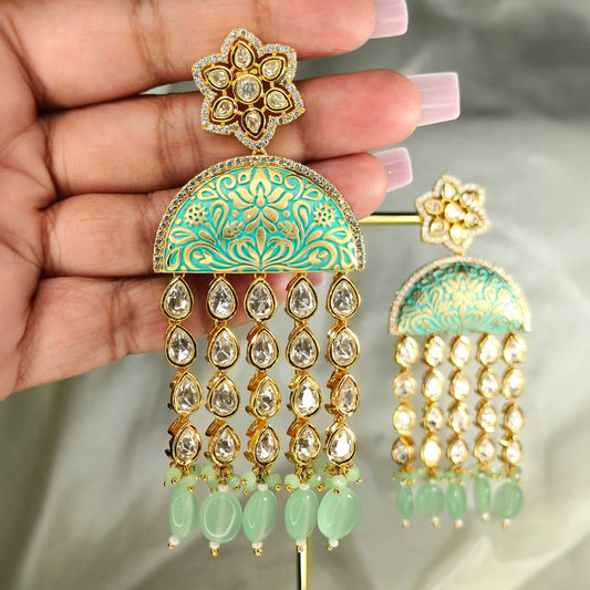 Jharna Mint Chandelier