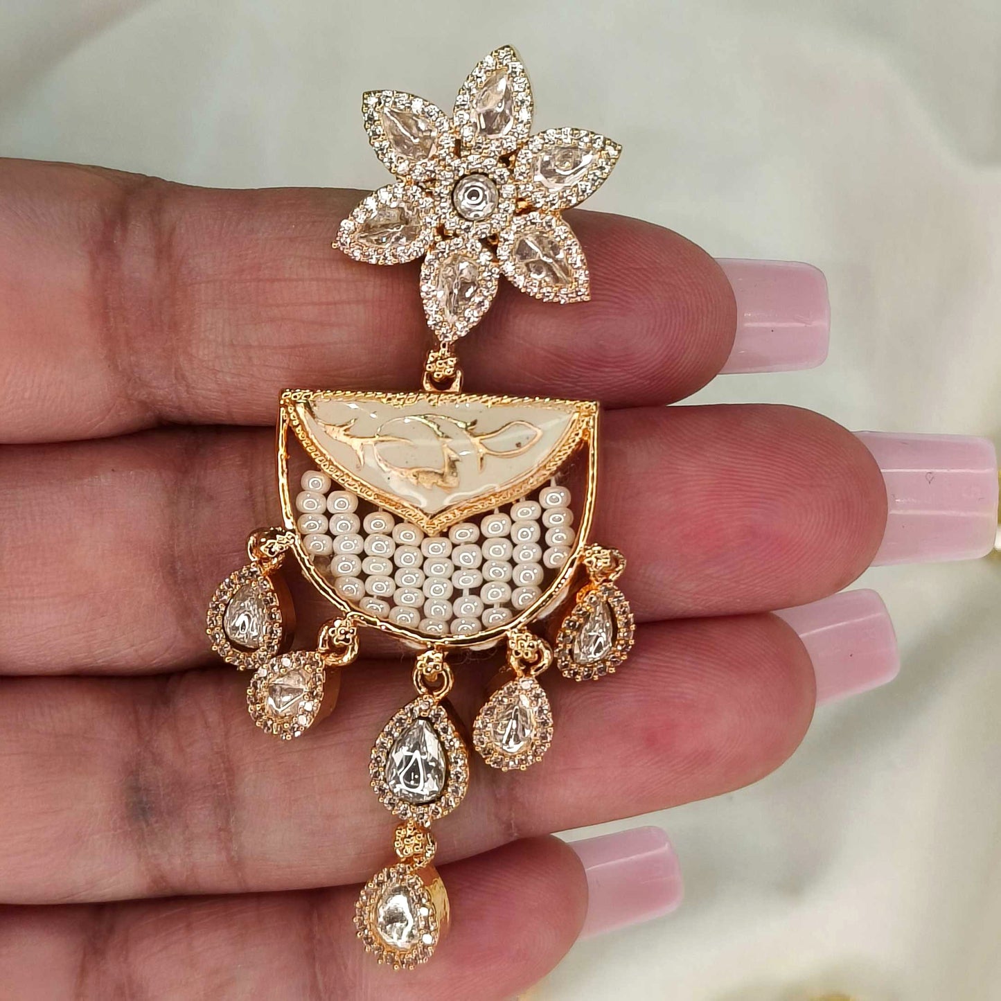 Ulka White Danglers