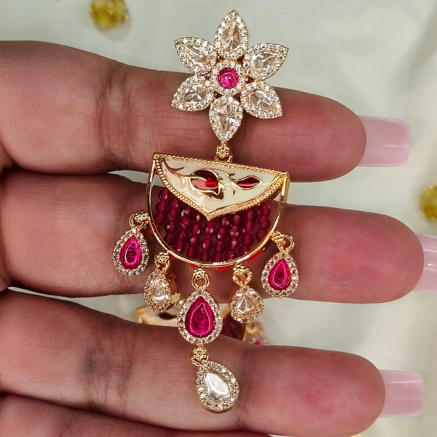 Ulka Ruby Danglers