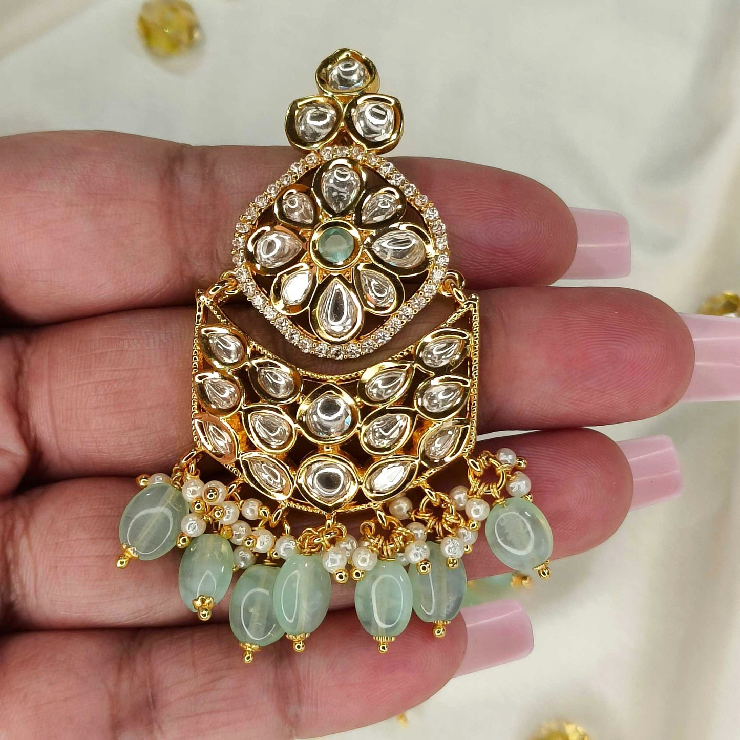 Leena Mint Danglers