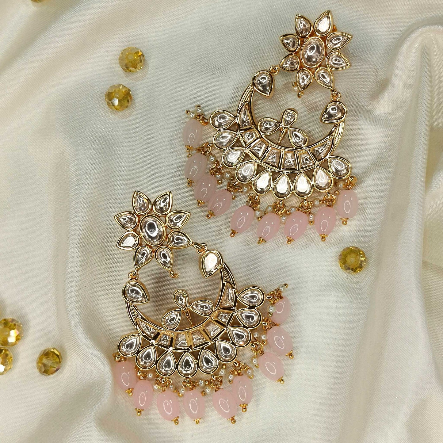 Chandaka Pink Chandbali