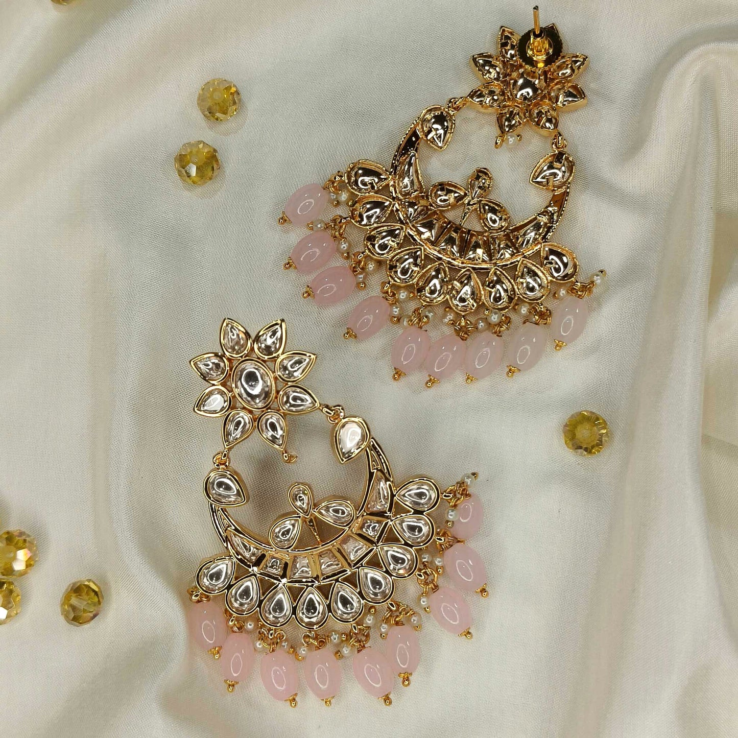 Chandaka Pink Chandbali