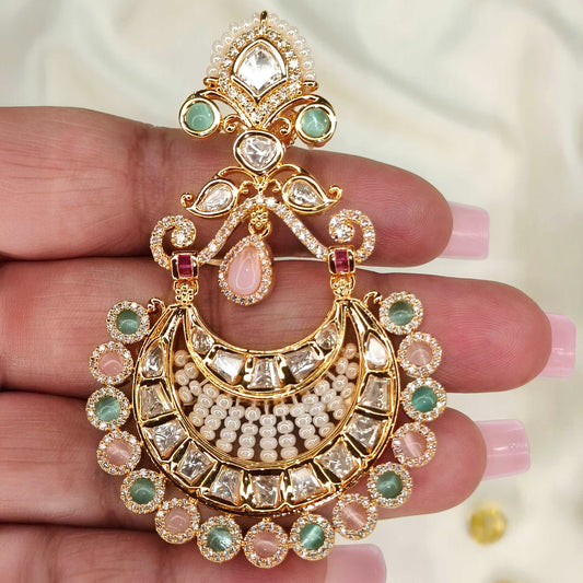 Mint&Pink Kiara Chandbali