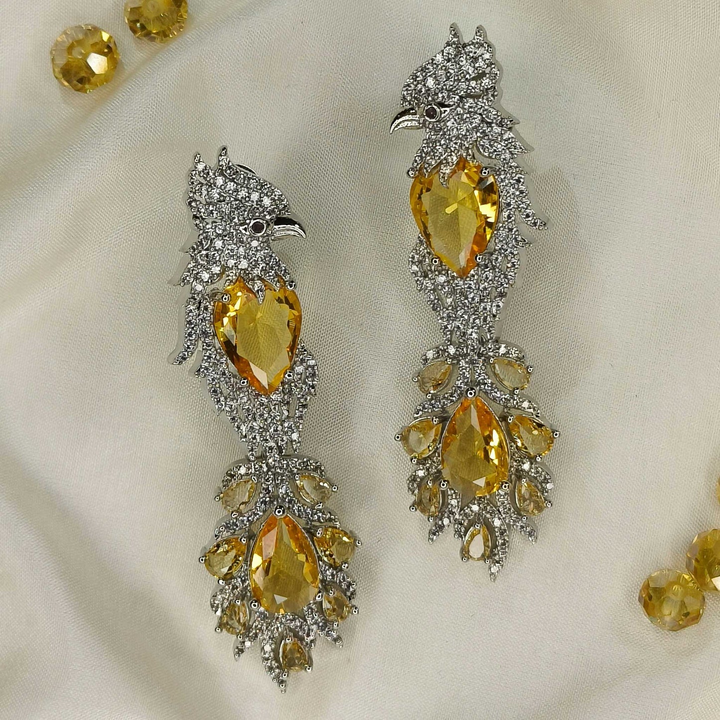 Yellow Phoenix Danglers