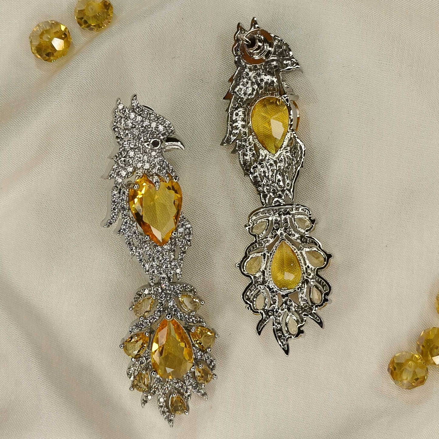 Yellow Phoenix Danglers