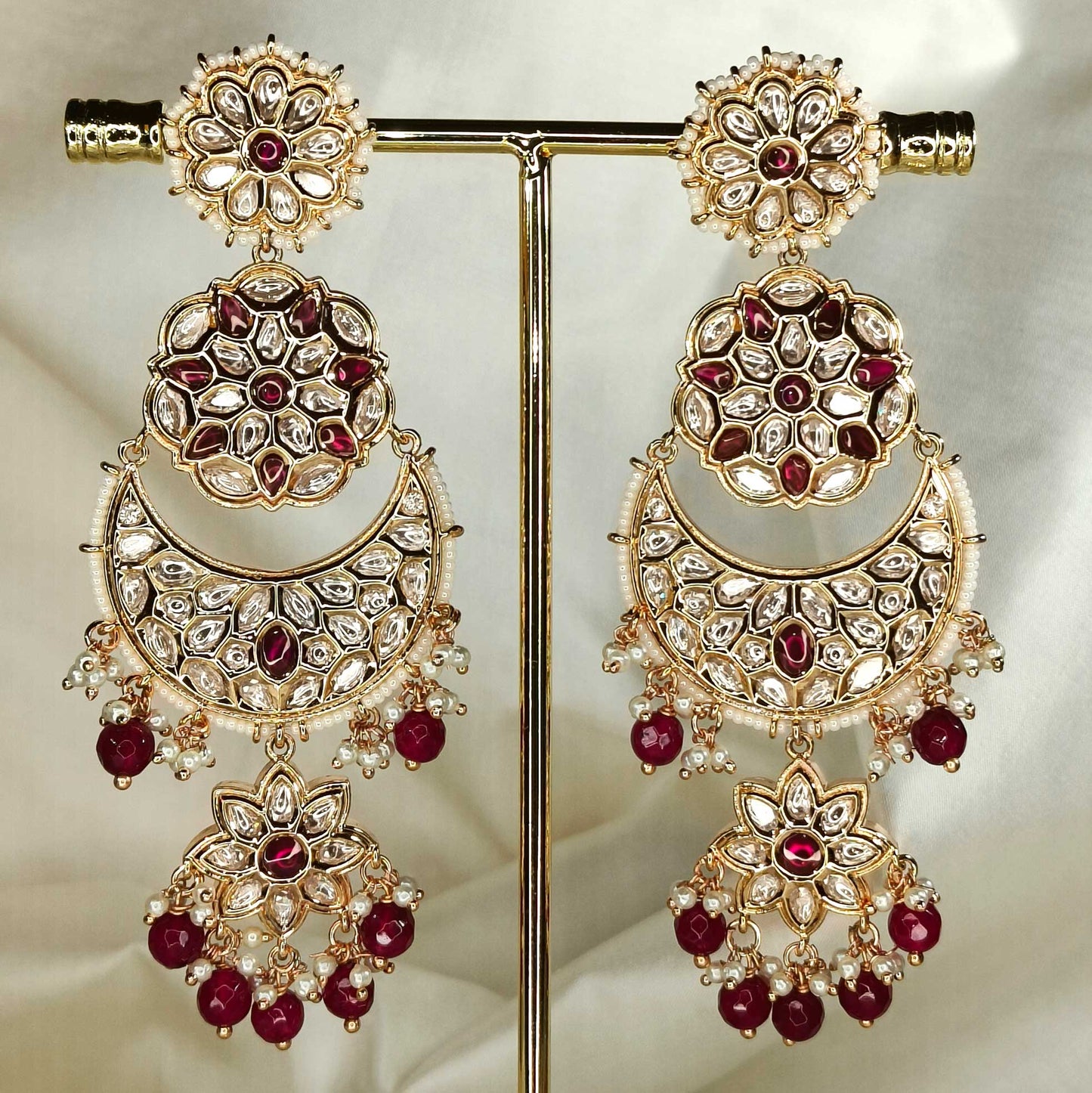 Ruby Kimaya Chandbali