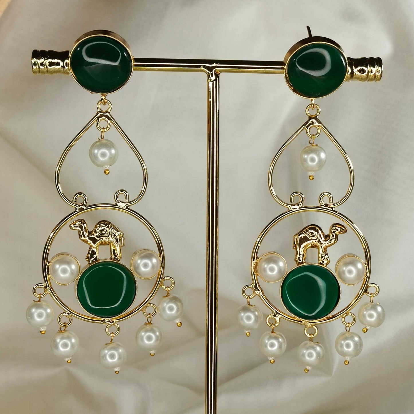 Emerald Karabhi Danglers