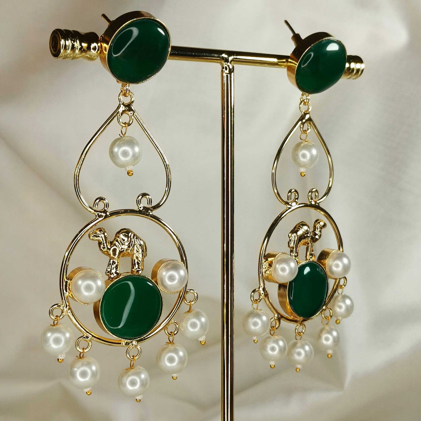 Emerald Karabhi Danglers