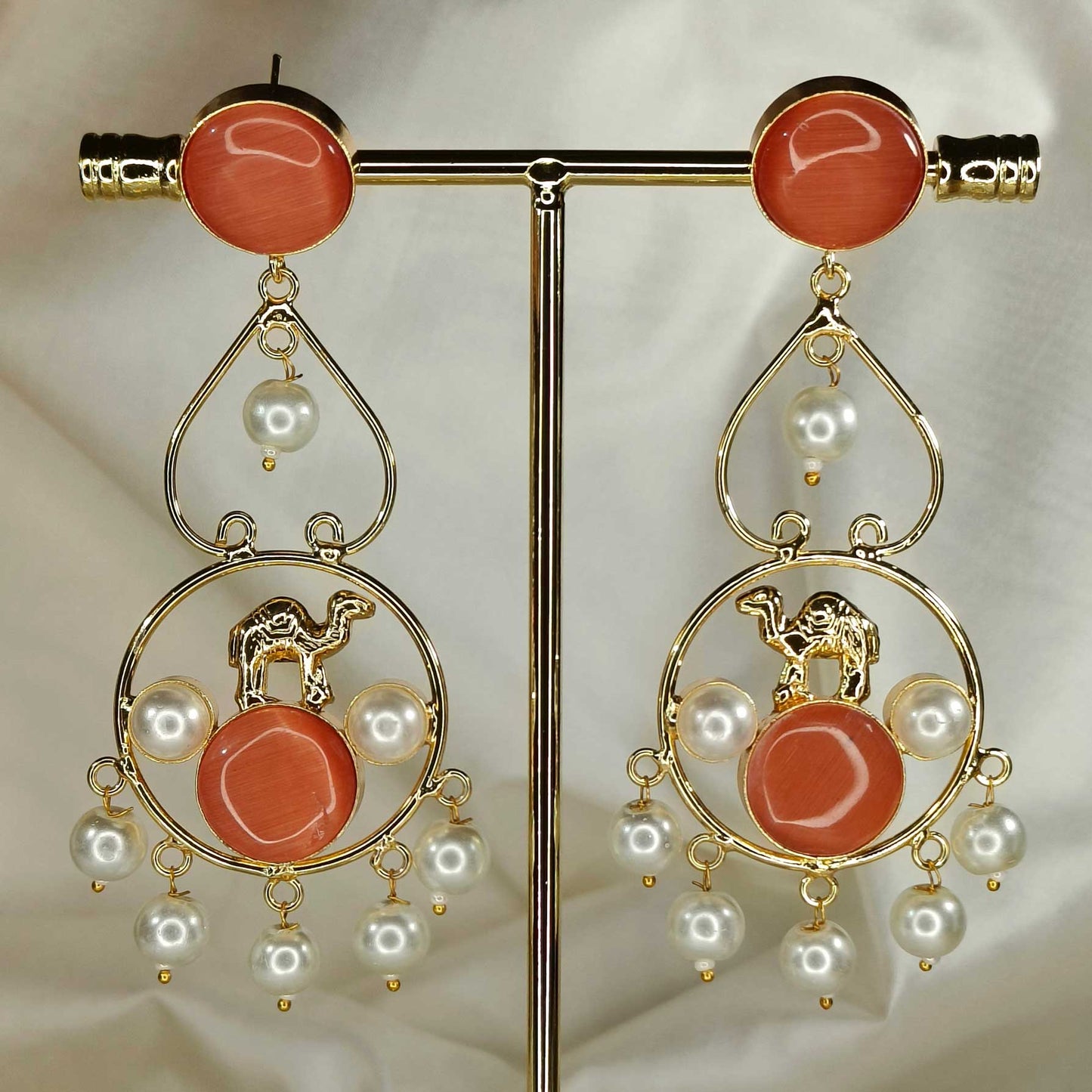 Coral Karabhi Danglers