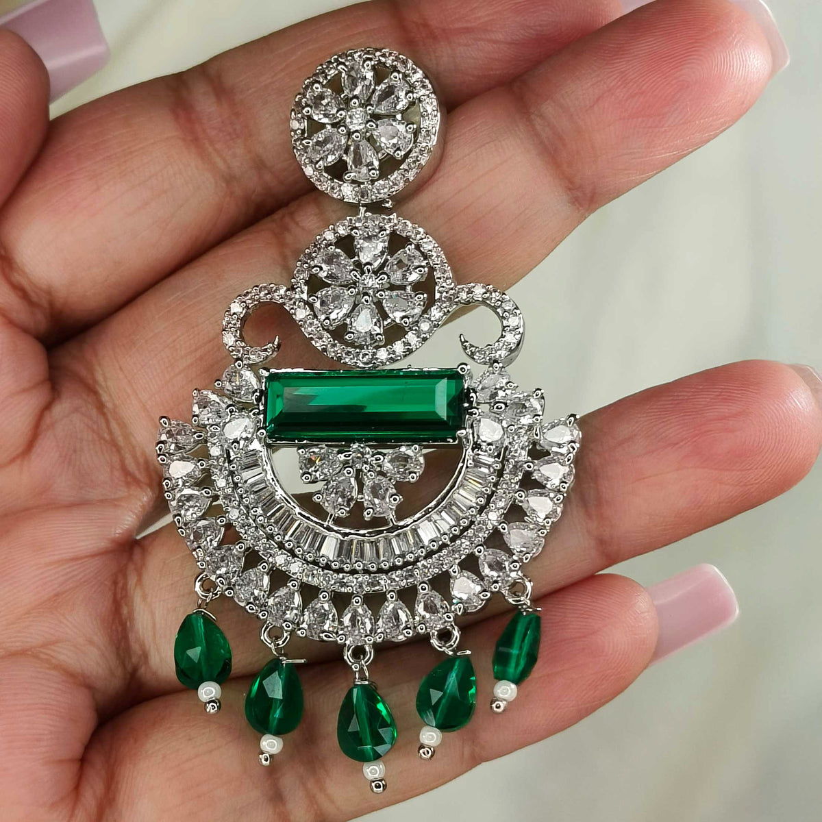 Emerald Jasmine Chandelier