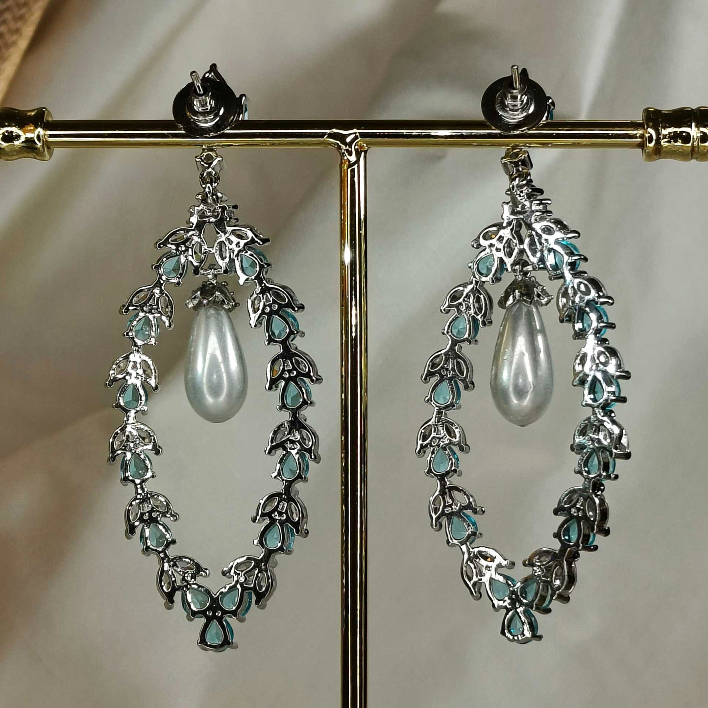 Blue Lillian Pearl Drops