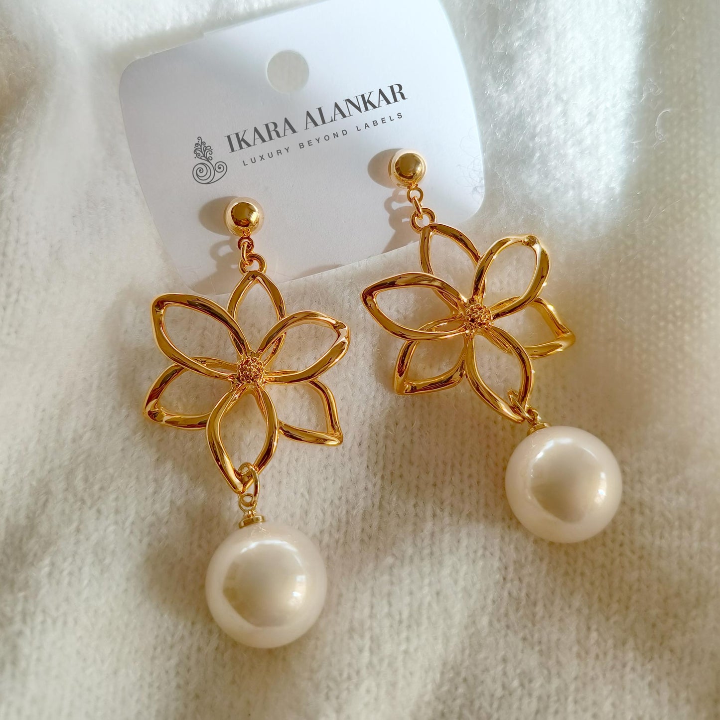 Aurora Pearl Danglers