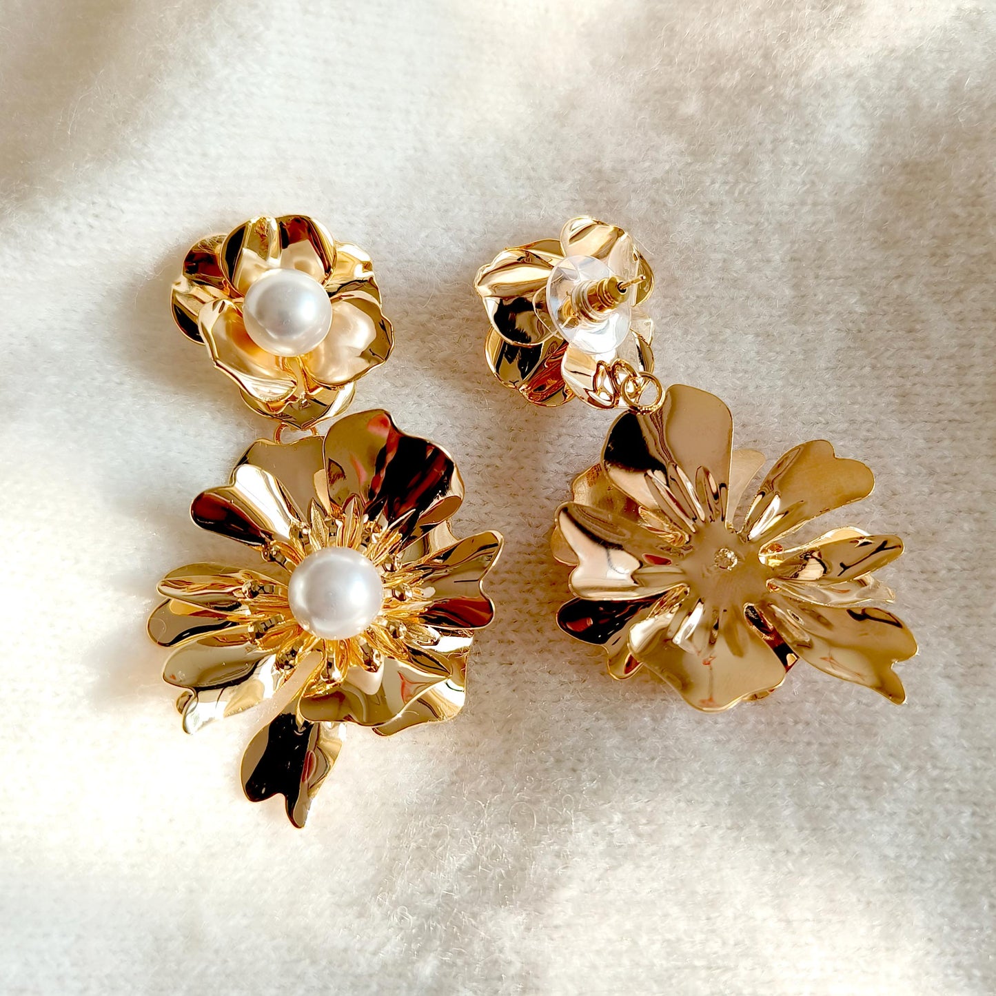 Golden Iris Danglers