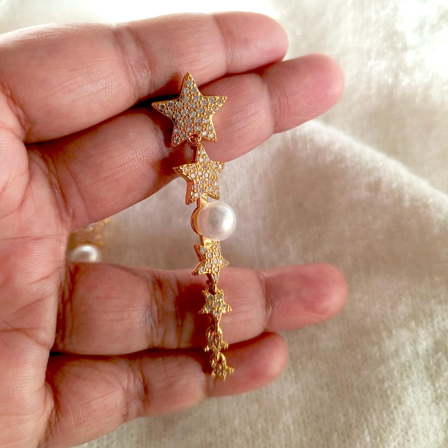 Starry Night Danglers