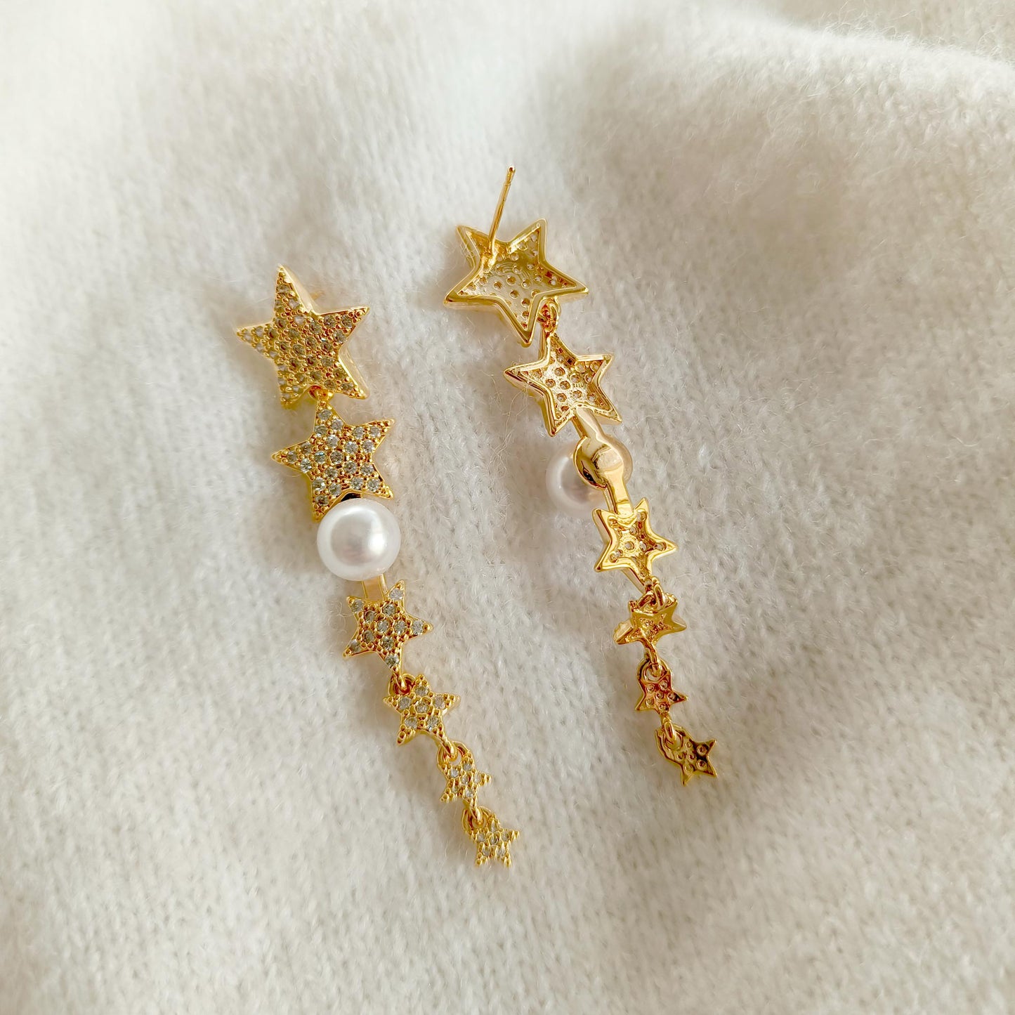 Starry Night Danglers