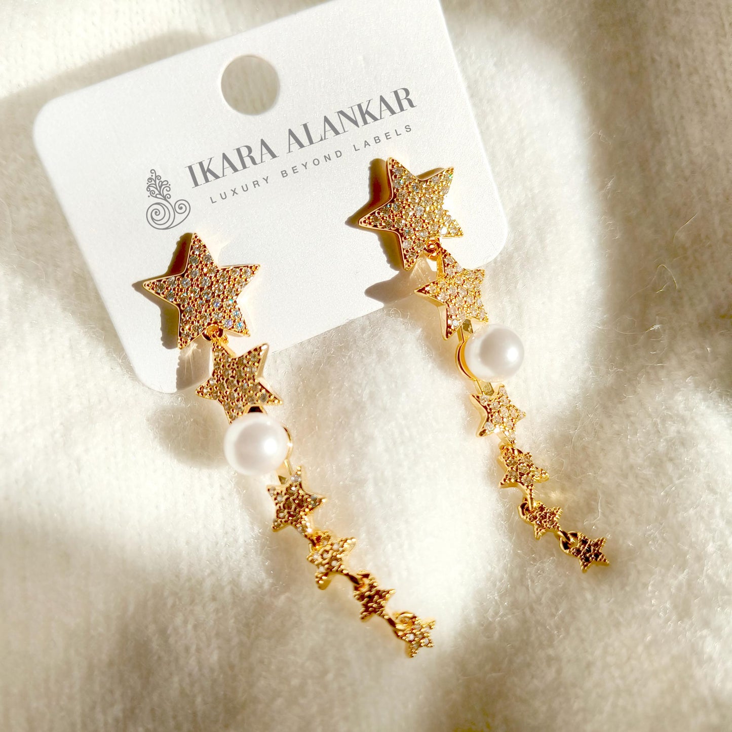 Starry Night Danglers