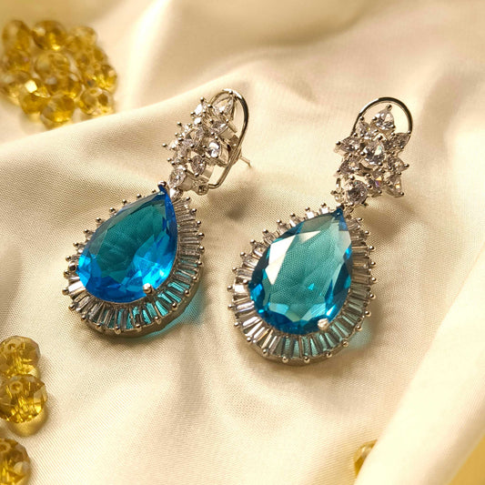 Aquamarine Tiara Drop