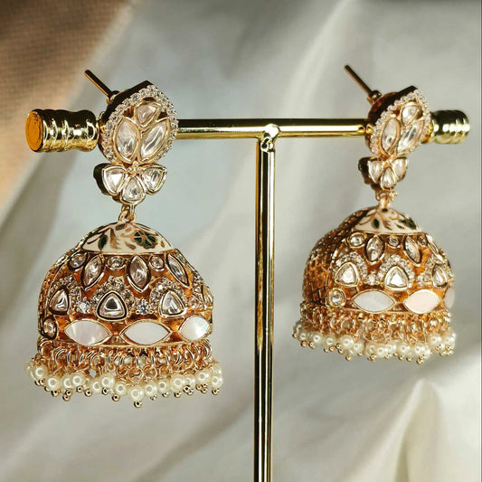 Manikarnika Meenakari Jhumki