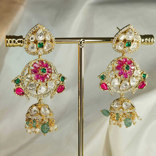 Bulbul Bahaar Ruby Danglers