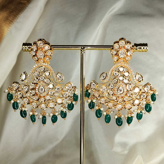 Uttara Emerald Chandbali