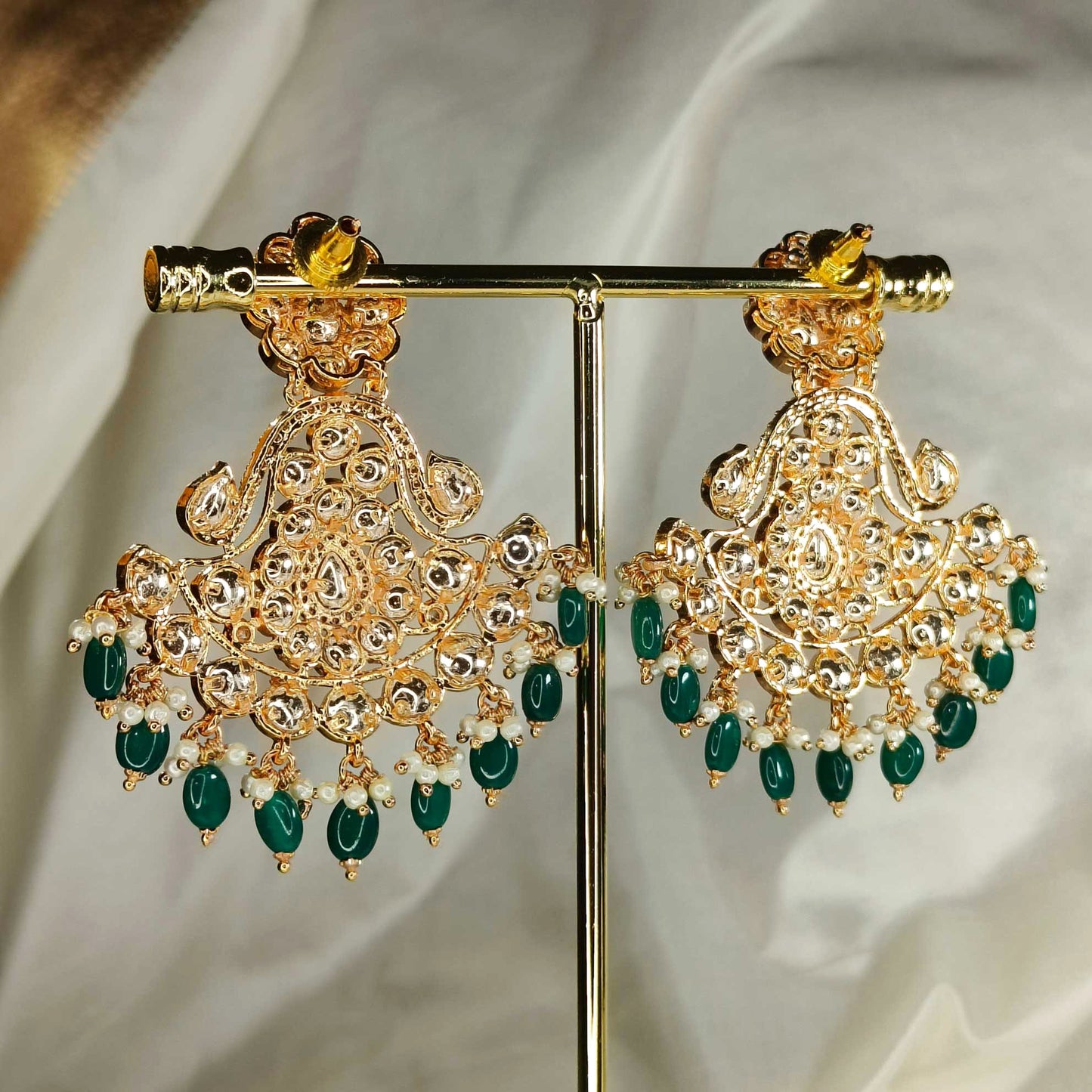 Uttara Emerald Chandbali