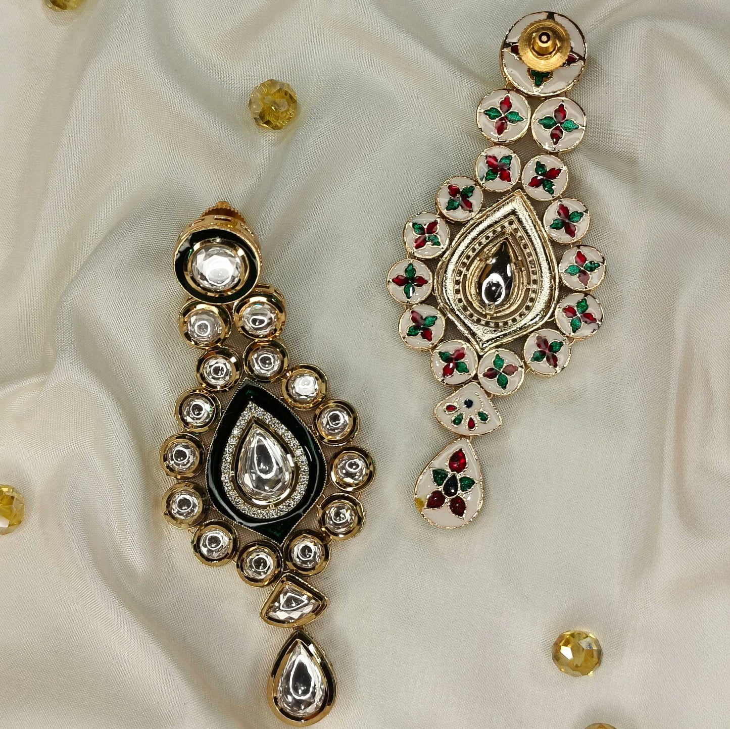 Emerald Kalyani Danglers