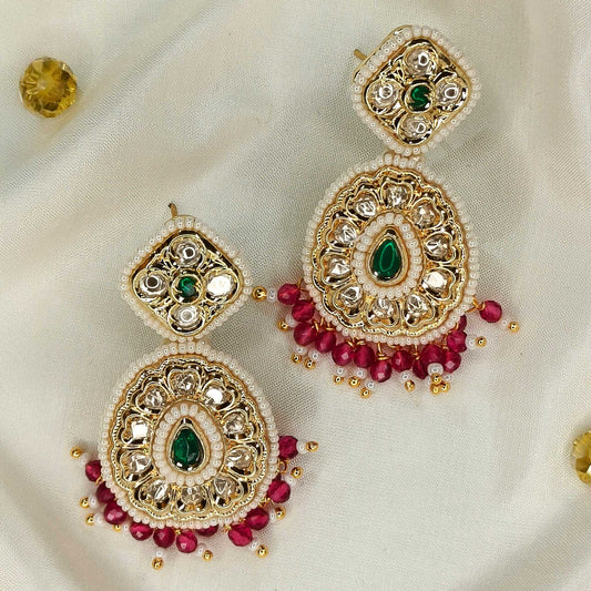 Emerald & Ruby Nalini Drop