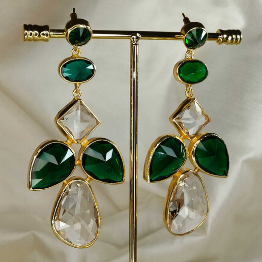 Emerald Cocktail Danglers