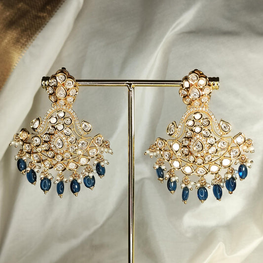 Uttara Blue Chandbali